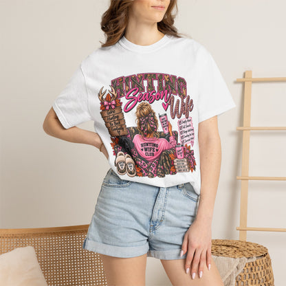 Hunting Season Wife T-Shirt – Women’s Hunting Life Graphic Tee