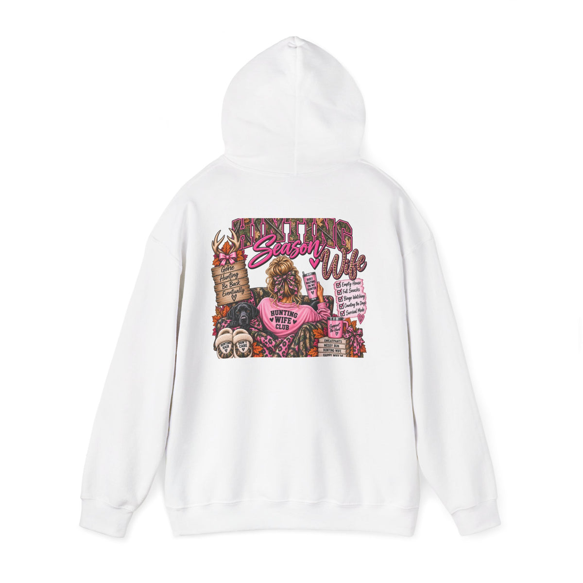 Seasoned Mom Graphic Hoodie - Fun Mom Life Illustration Sweatshirt