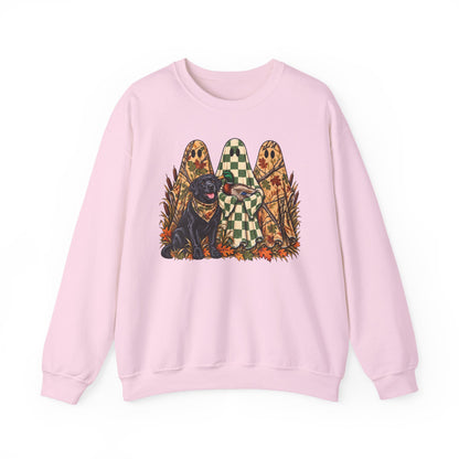 Autumn Pup & Ghosts Crewneck Sweatshirt