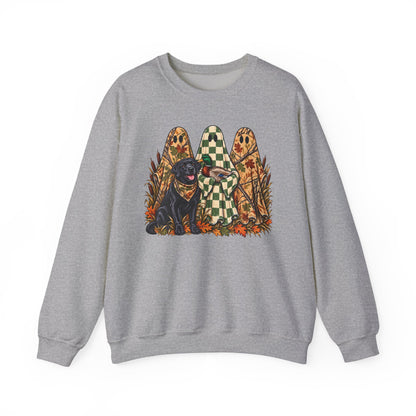Autumn Pup & Ghosts Crewneck Sweatshirt