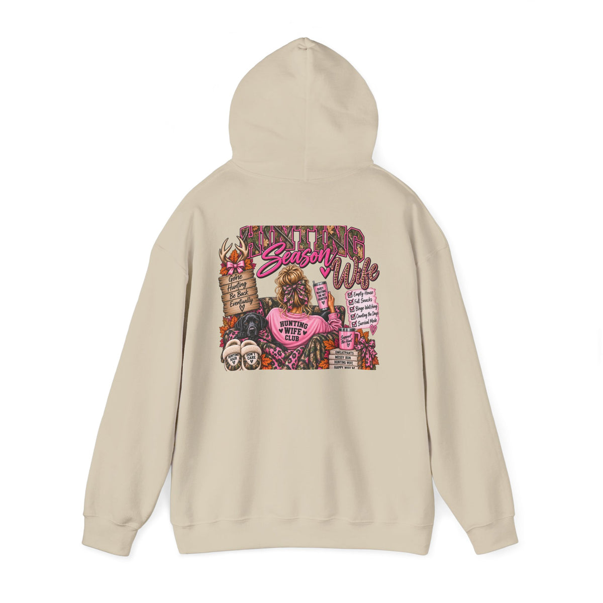 Seasoned Mom Graphic Hoodie - Fun Mom Life Illustration Sweatshirt
