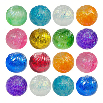 Aesthetic Jelly Bun Squishy: Solid Maltose Stress Reliever, Shiny Steamer Ornament, Trendy Adult Hobby Fidget, Bulk Gift