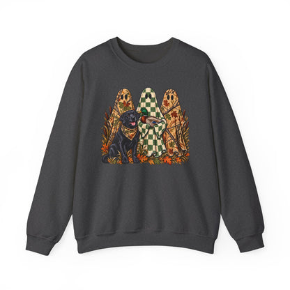 Autumn Pup & Ghosts Crewneck Sweatshirt