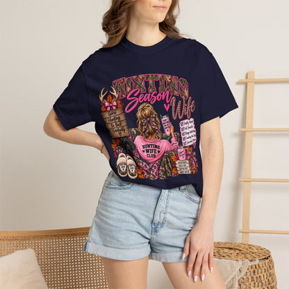 Hunting Season Wife T-Shirt – Women’s Hunting Life Graphic Tee