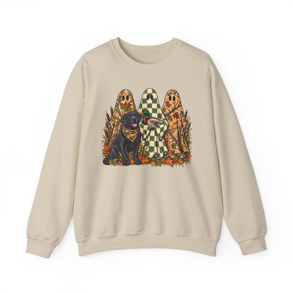 Autumn Pup & Ghosts Crewneck Sweatshirt