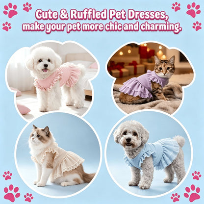 Ruffle Hem Dog Dress- Halloween