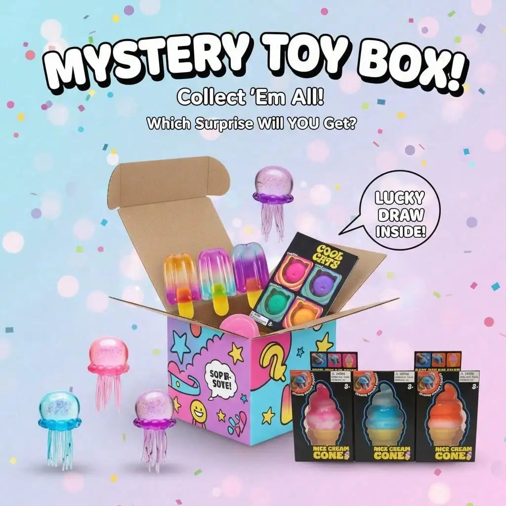 100+ style Pcs Sensory Squishy Blind Box Series, Random Cute Slow Rise Toy, Collectible Stress Ball Fidget Surprise Gift