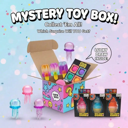 100+ style Pcs Sensory Squishy Blind Box Series, Random Cute Slow Rise Toy, Collectible Stress Ball Fidget Surprise Gift